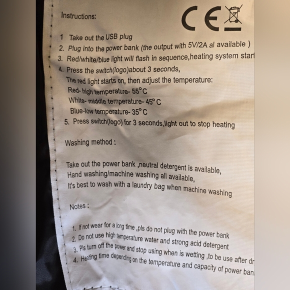 ♨️ NWOT Unisex USB Heated Vest ♨️ - Picture 16 of 16